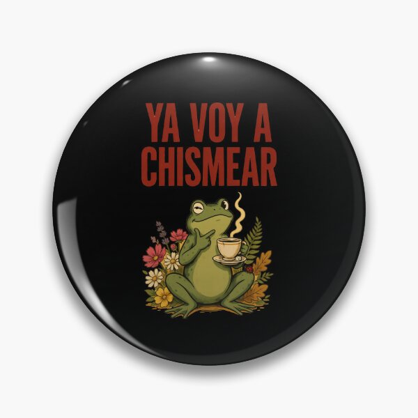 Item preview, Ya Voy a Chismear Cute Frog Meme Spanish Cottagecore designed and sold by Redgiant87x.