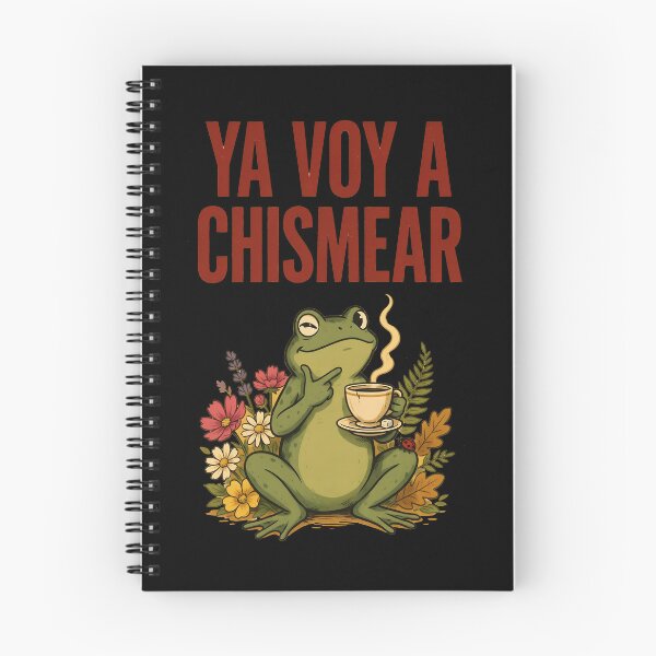 Item preview, Ya Voy a Chismear Cute Frog Meme Spanish Cottagecore designed and sold by Redgiant87x.