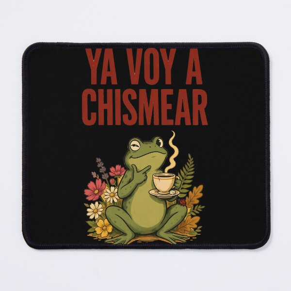Item preview, Ya Voy a Chismear Cute Frog Meme Spanish Cottagecore designed and sold by Redgiant87x.