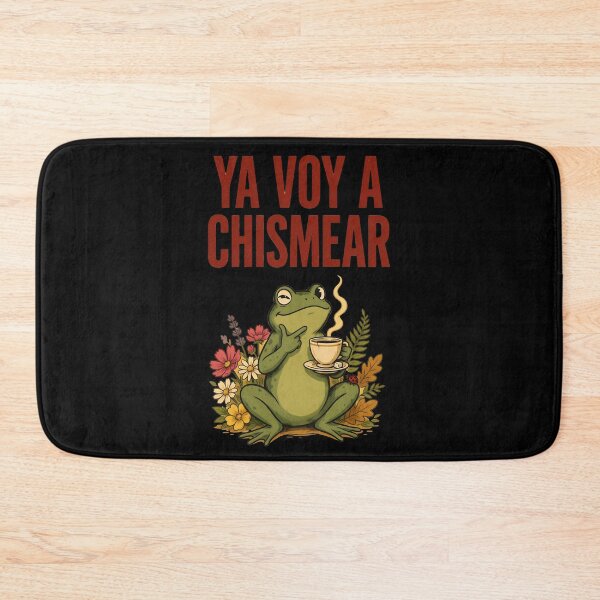 Item preview, Ya Voy a Chismear Cute Frog Meme Spanish Cottagecore designed and sold by Redgiant87x.
