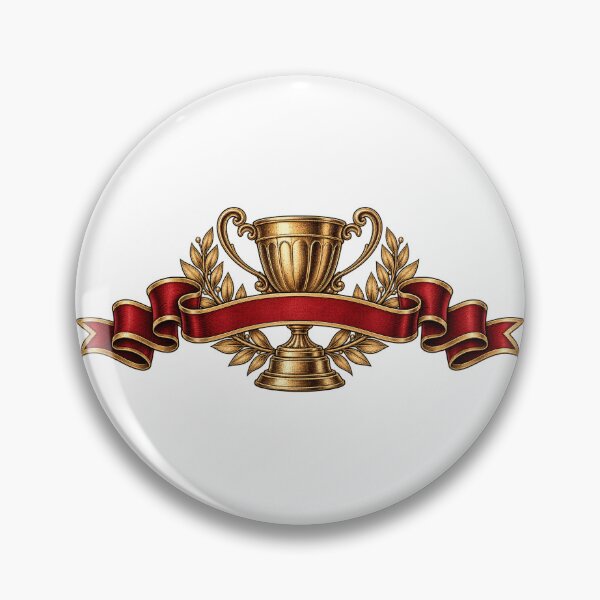Item preview, Vintage Gold Trophy Championship Ribbon Banner Design designed and sold by DriftcoreStudio.