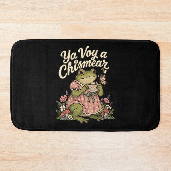 Item preview, Ya Voy a Chismear Spanish Funny Frog Cottagecore Meme designed and sold by Redgiant87x.