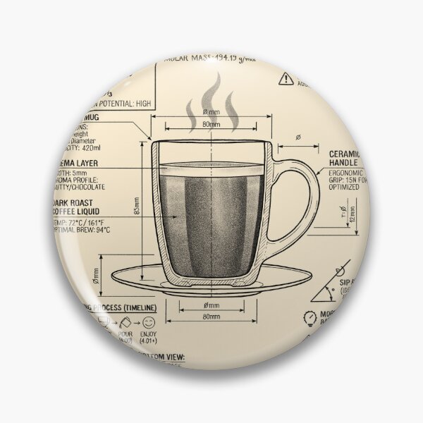Item preview, Anatomy of the Perfect Brew designed and sold by SoulArtLove.