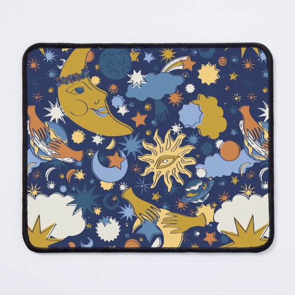 Item preview, Sweet Psychedelic Dreams in Navy + Gold designed and sold by YesterdayColl.