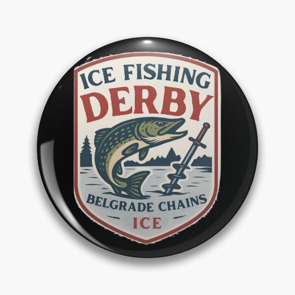 Item preview, Ice Fishing Derby, Winter Fishing Shirt designed and sold by MalwasBasket.
