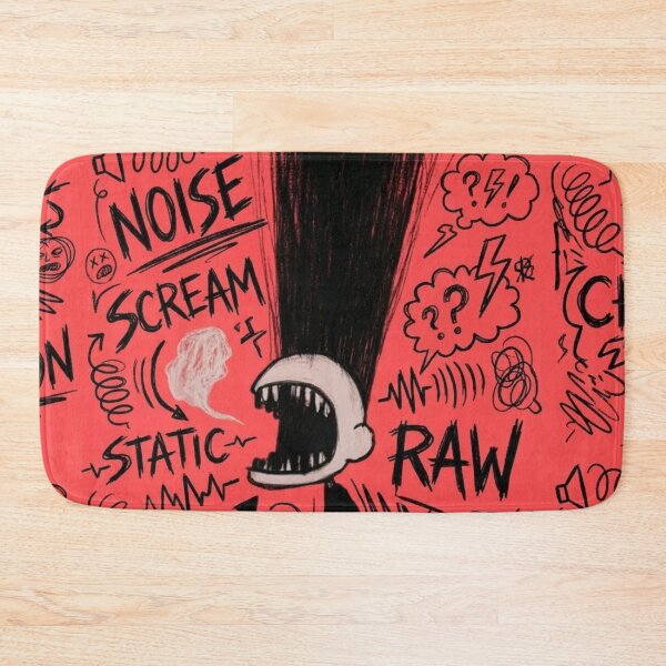 Item preview, Unfiltered Static-Head Scribes Screams (It's Pundemonium) designed and sold by Print Fiction.