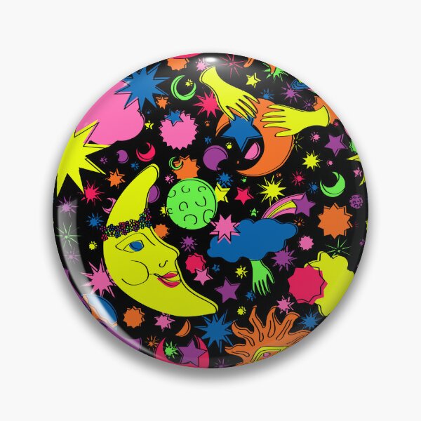 Item preview, Sweet Psychedelic Dreams in Black + Neon designed and sold by YesterdayColl.
