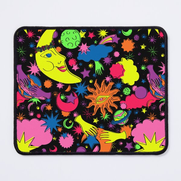 Item preview, Sweet Psychedelic Dreams in Black + Neon designed and sold by YesterdayColl.