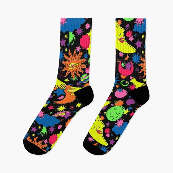 Item preview, Sweet Psychedelic Dreams in Black + Neon designed and sold by YesterdayColl.