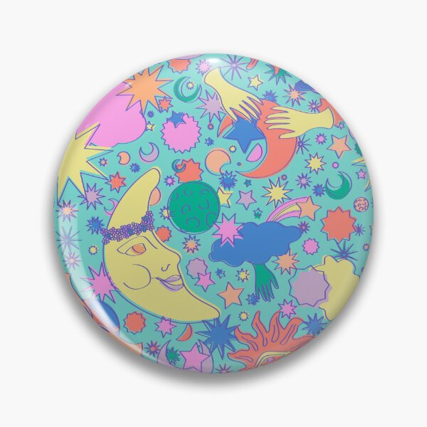 Item preview, Sweet Psychedelic Dreams in Aqua + Pastel designed and sold by YesterdayColl.