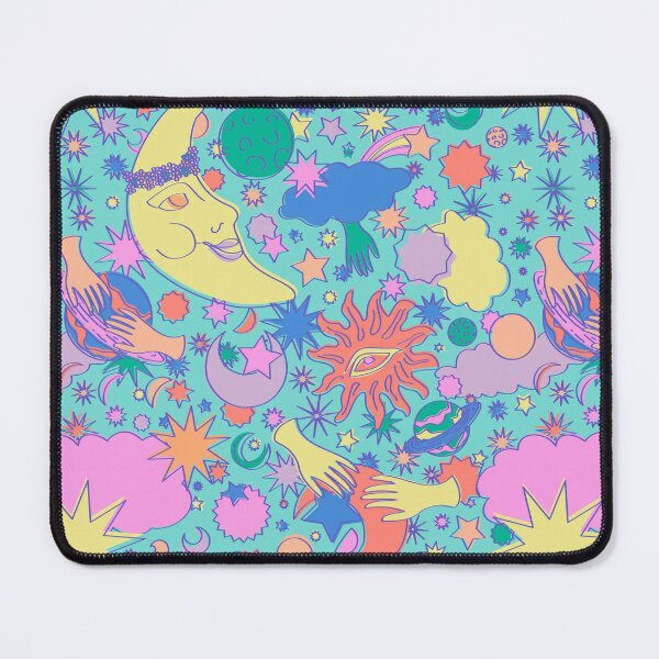 Item preview, Sweet Psychedelic Dreams in Aqua + Pastel designed and sold by YesterdayColl.