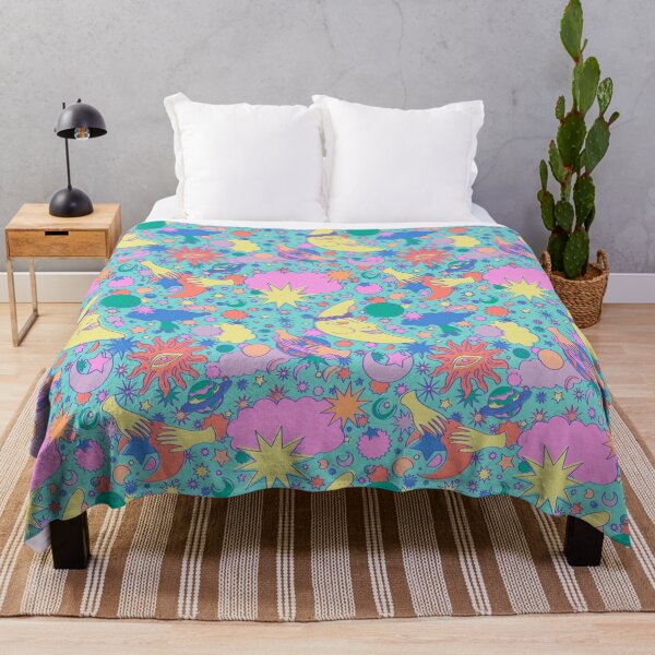 Item preview, Sweet Psychedelic Dreams in Aqua + Pastel designed and sold by YesterdayColl.