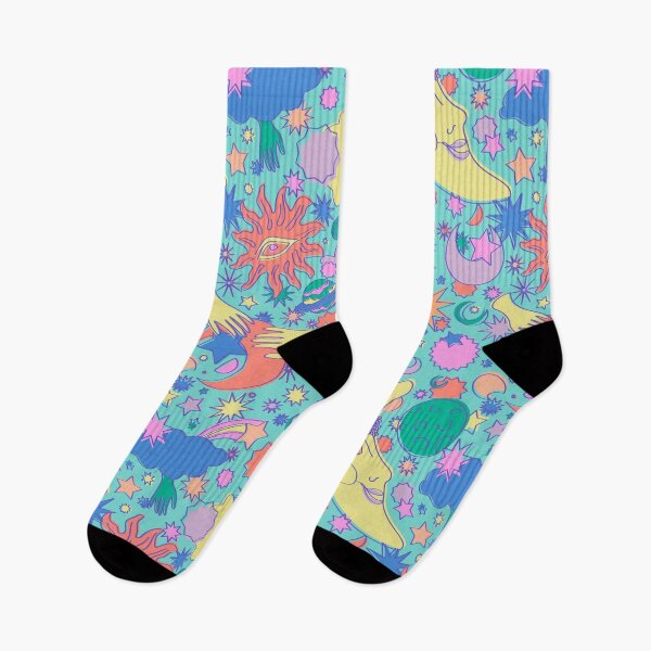Item preview, Sweet Psychedelic Dreams in Aqua + Pastel designed and sold by YesterdayColl.