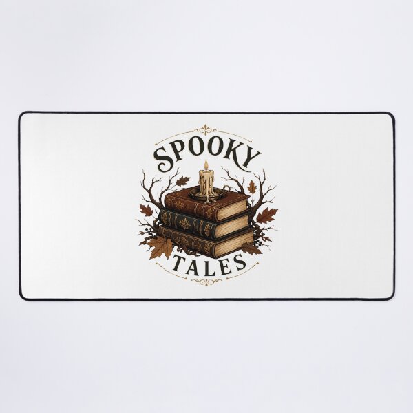 Item preview, Spooky Tales Vintage Autumn Books And Candle Art designed and sold by Créative touche .