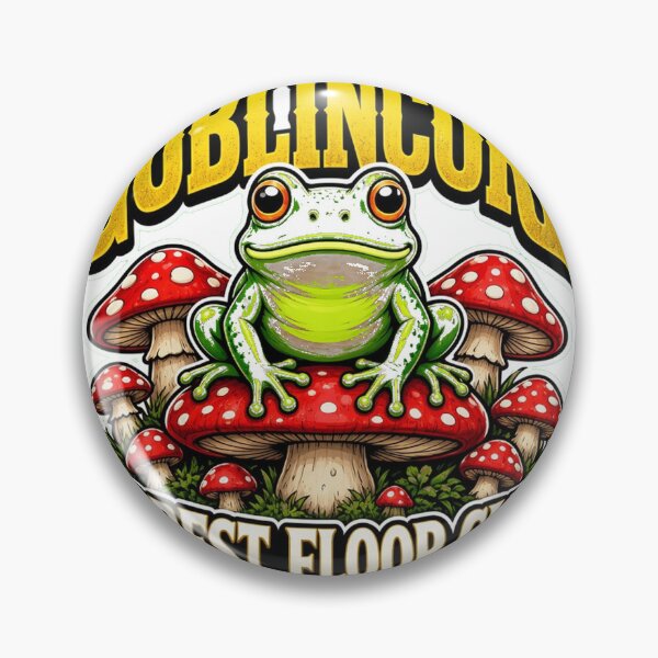 Item preview, Goblincore Frog Toadstool Forest Floor Club Bootleg Tee Sticker designed and sold by GSideArtStore.