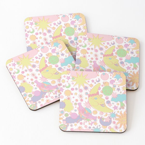 Item preview, Sweet Psychedelic Dreams in White + Pastel designed and sold by YesterdayColl.