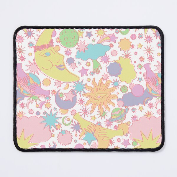 Item preview, Sweet Psychedelic Dreams in White + Pastel designed and sold by YesterdayColl.