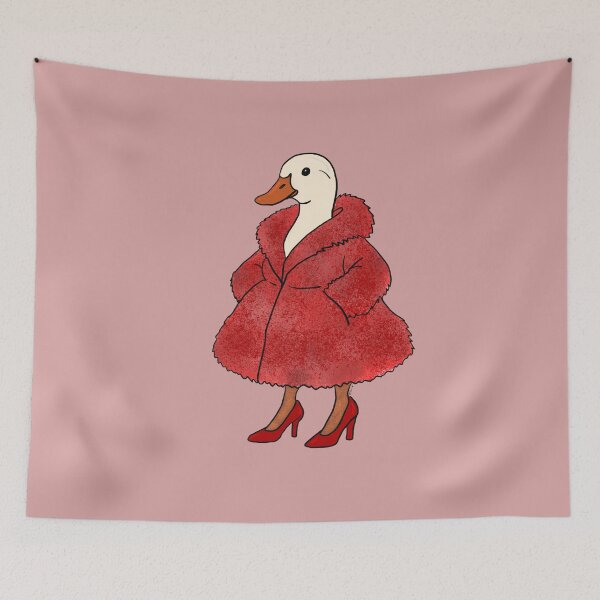 Item preview, Fashionable as Duck – Sassy Glam Duck Illustration designed and sold by Cosmic-Meadows.