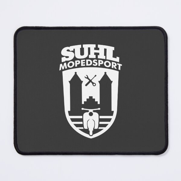 Item preview, Simson Schwalbe Suhl Mopedsport crest logo (white) designed and sold by VEB Ostladen.