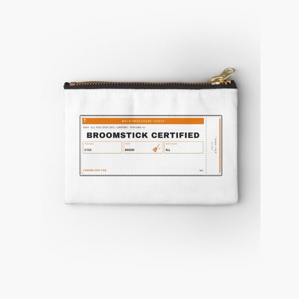 Item preview, Broomstick Certified Funny Welder Halloween Witch Gift designed and sold by PixelFour.