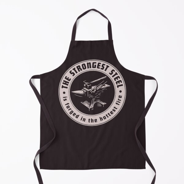 Item preview, The Strongest Steel is Forged in the Hottest Fire Motivational Anvil designed and sold by HYPNK.