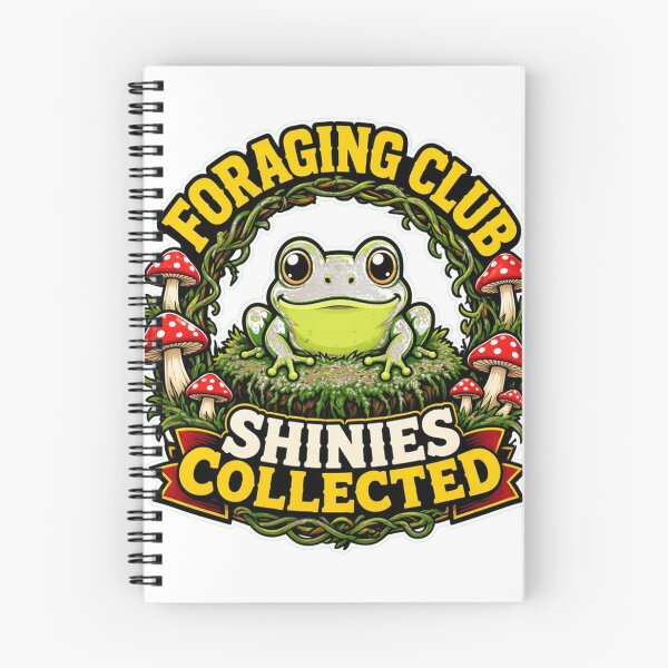 Item preview, Foraging Club Shinies Collected Frog Vine Badge Goblincore Tee designed and sold by GSideArtStore.