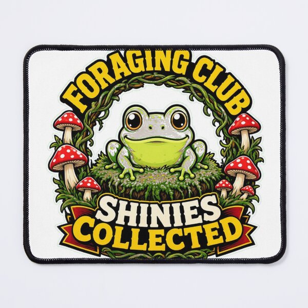 Item preview, Foraging Club Shinies Collected Frog Vine Badge Goblincore Tee designed and sold by GSideArtStore.