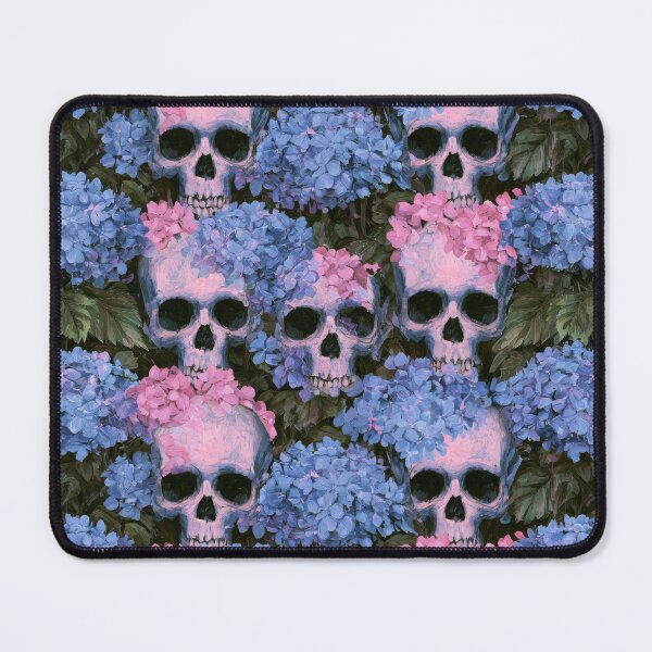 Item preview, Hydrangea and Skull Pattern designed and sold by scicilysimonee.