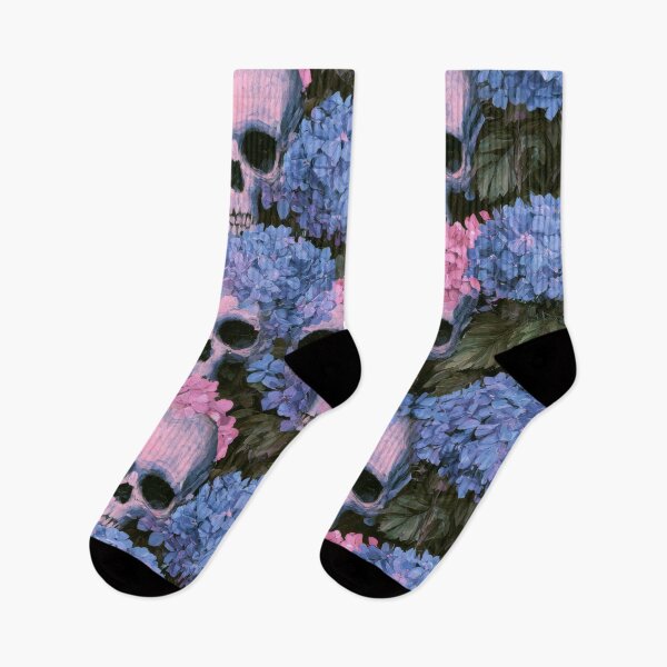 Item preview, Hydrangea and Skull Pattern designed and sold by scicilysimonee.