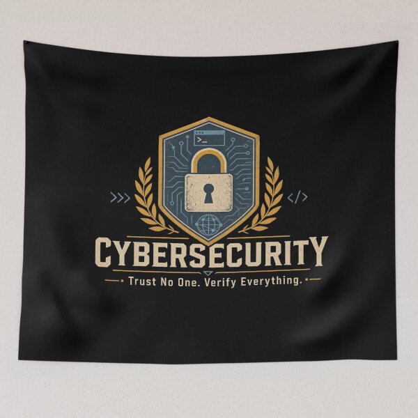 Item preview, Cybersecurity Trust No One Verify Everything Hacker IT Security designed and sold by jeshands.