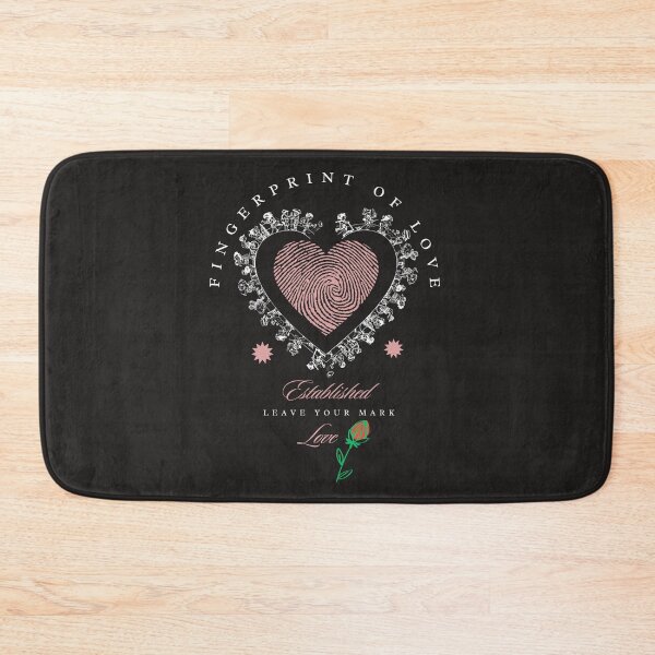 Item preview, Fingerprint Of Love — Leave Your Mark (Black) designed and sold by MusikalTales.
