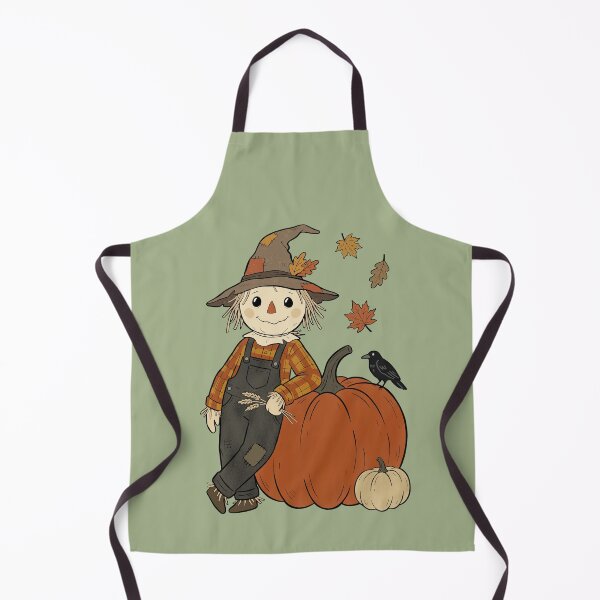 Item preview, Vintage Fall Scarecrow for Rustic Pumpkin Patch Season designed and sold by FreshVibe Prints.
