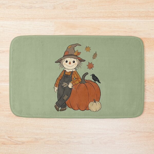 Item preview, Vintage Fall Scarecrow for Rustic Pumpkin Patch Season designed and sold by FreshVibe Prints.