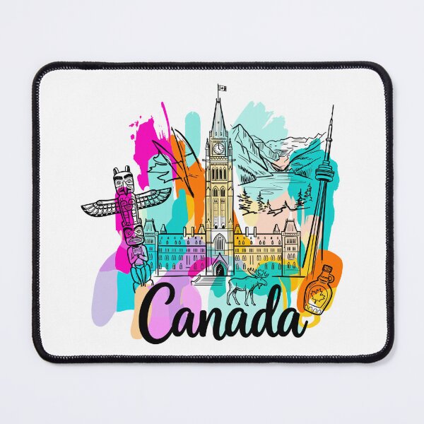 Item preview, Canada Travel Art – Canadian Landmarks designed and sold by EdwinkOne.