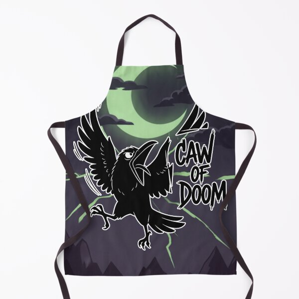 Item preview, Caw of Doom Raven Cartoon Square Edition designed and sold by Taridesign.