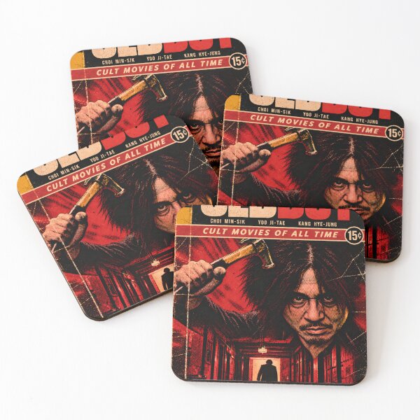Item preview, Oldboy (2003) – Vintage Pulp Comic Cinema Poster designed and sold by cultfilms.
