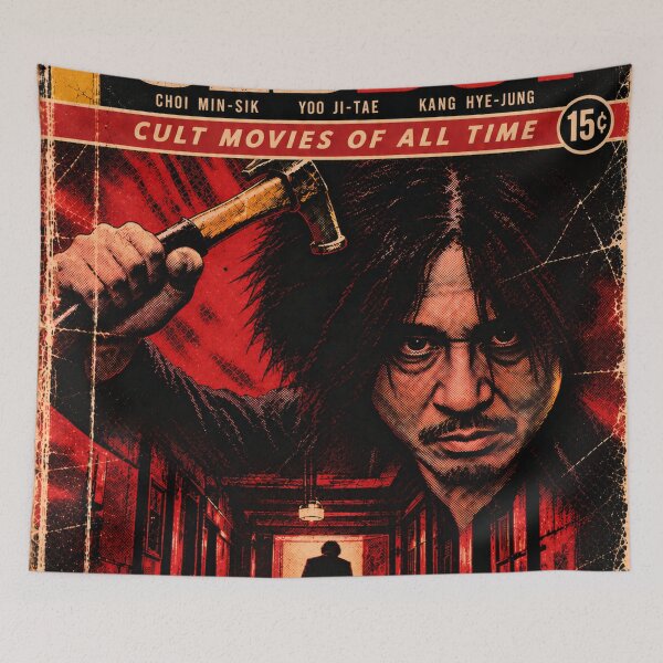 Item preview, Oldboy (2003) – Vintage Pulp Comic Cinema Poster designed and sold by cultfilms.
