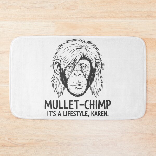 Item preview, Cool Mullet Chimp designed and sold by Amir Faysal.