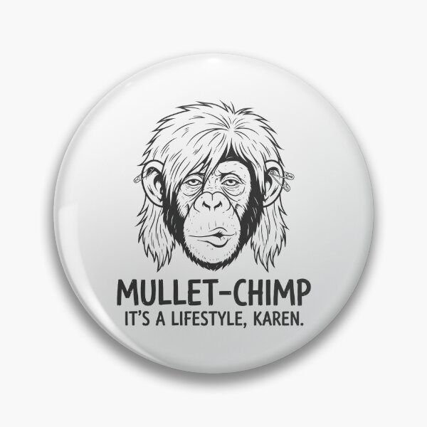 Item preview, Cool Mullet Chimp designed and sold by Amir Faysal.