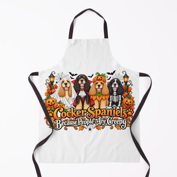 Item preview, Cocker Spaniels Porque la gente es espeluznante Divertido Halloween Amante de los perros designed and sold by 76Valeria.