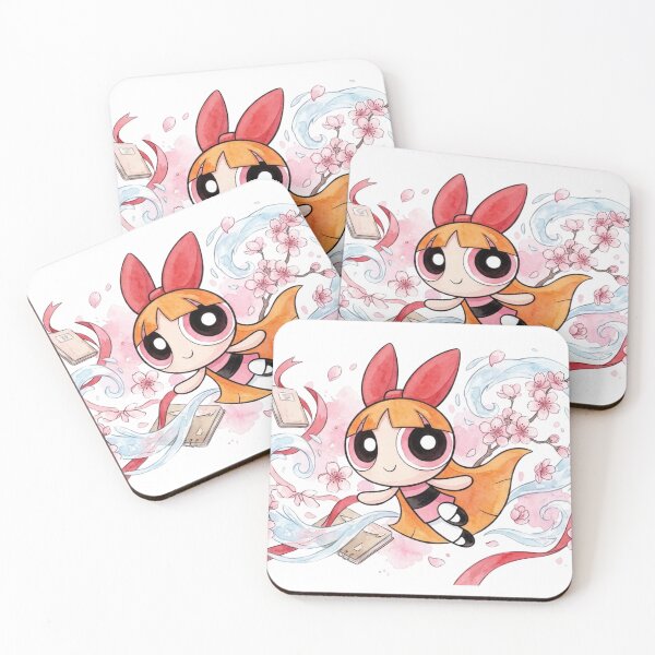 Item preview, Blossom Ice Power - Pink & Blue Glitter Retro Sticker designed and sold by 0Zetgest.