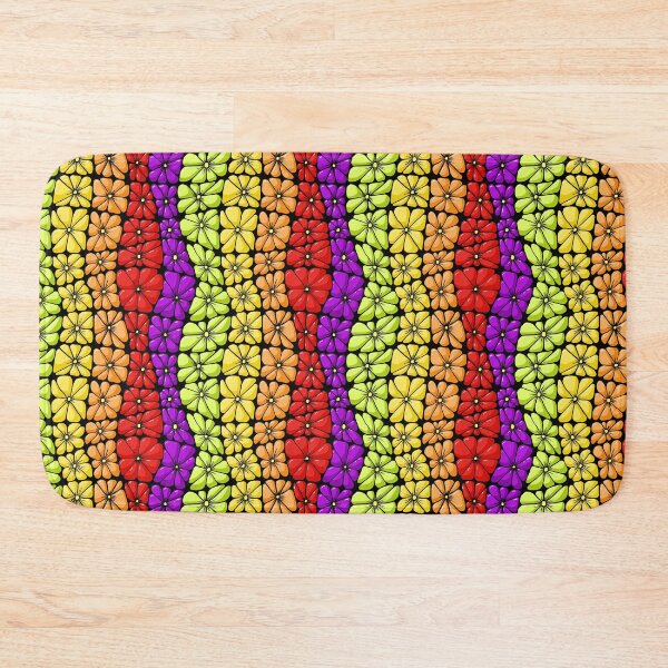 Item preview, Rainbow daisy pattern designed and sold by MistyLakeArt.