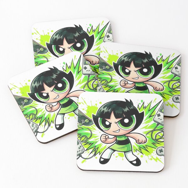 Item preview, Buttercup Ultimate Punch - Green Glitter Comic Art designed and sold by 0Zetgest.