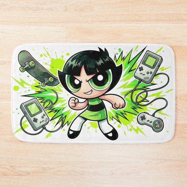Item preview, Buttercup Ultimate Punch - Green Glitter Comic Art designed and sold by 0Zetgest.