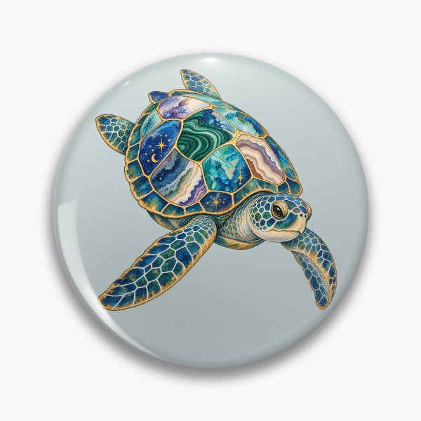 Item preview, Gemstone Sea Turtle with Celestial Shell designed and sold by  MAD's Recreation Studio.
