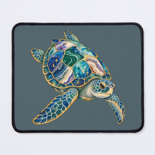 Item preview, Gemstone Sea Turtle with Celestial Shell designed and sold by  MAD's Recreation Studio.
