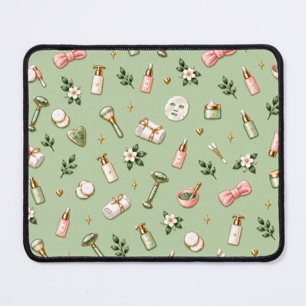 Item preview, Esthetician Skincare Essentials – Sage Green Spa Pattern designed and sold by HO•Designs.