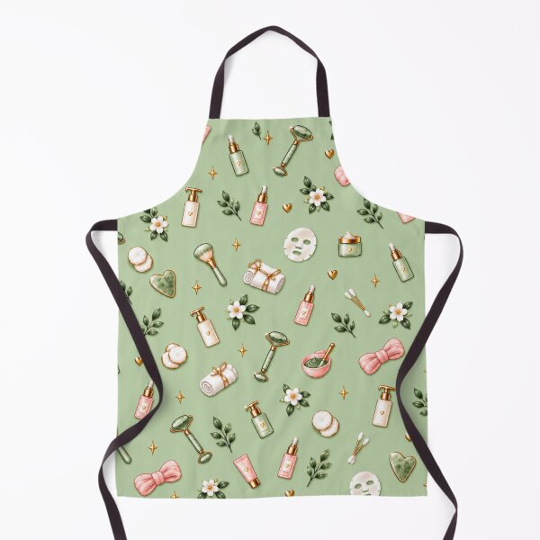 Item preview, Esthetician Skincare Essentials – Sage Green Spa Pattern designed and sold by HO•Designs.