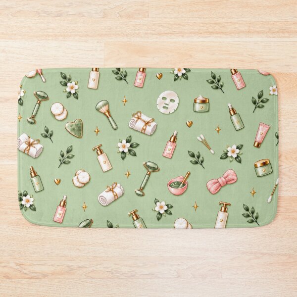 Item preview, Esthetician Skincare Essentials – Sage Green Spa Pattern designed and sold by HO•Designs.