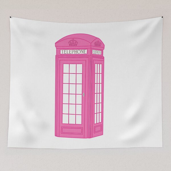 Item preview, Pink Telephone Box designed and sold by OmaElza.